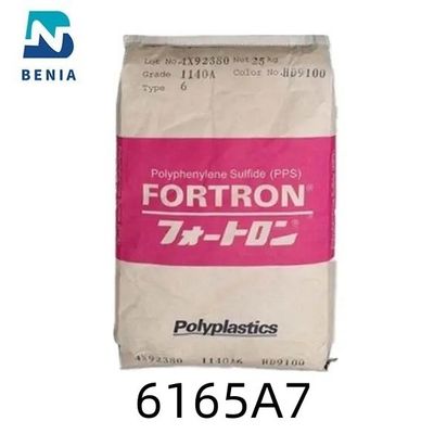 Polyplastics PPS Durafide 6165A7 PolyphenyleneSulfideの樹脂65%ガラス補強されたUL94 V0はすべての色を等級別にする