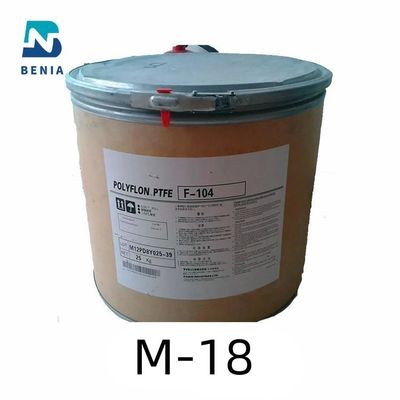 在庫のDAIKIN PTFE POLYFLON M-18のポリテトラフルオルエチレンPTFEM-18のバージンの餌の粉すべての色