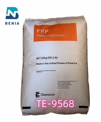 在庫のDu Pont FEP TE-9568のフッ素樹脂FEPのバージンの餌の粉すべての色