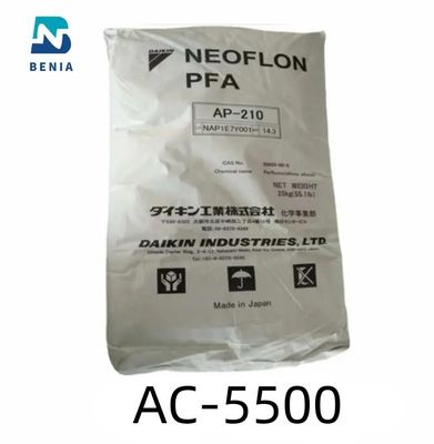 在庫のDAIKIN PFA Neoflon AC-5500 Perfluoropolymers PFAのバージンの餌の粉