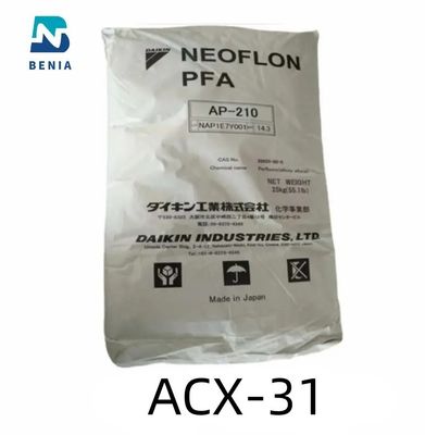 在庫のDAIKIN PFA Neoflon ACX-31 Perfluoropolymers PFAのバージンの餌の粉