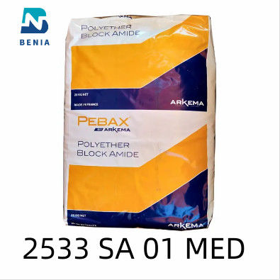 Arkema Pebax 2533 SA 01 MEDの熱可塑性のエラストマーの医学の塗布のバージンすべての色を小球形にするため