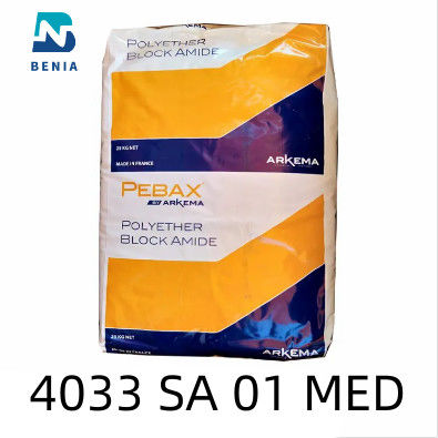 Arkema Pebax 4033 SA 01 MEDのポリアミドの医学の塗布の熱可塑性のエラストマーのバージンはすべての色を小球形にする