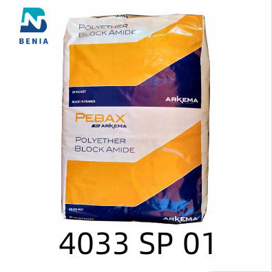 Arkema Pebax 4033 SP 01のポリアミド熱および紫外線抵抗力がある熱可塑性のエラストマーのバージンはすべての色を小球形にする