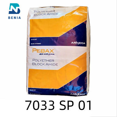 Arkema Pebax 7033 SP 01の熱可塑性のエラストマー熱および紫外線抵抗力があるバージンはすべての色を小球形にする