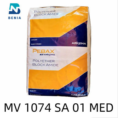 Arkema Pebax MV 1074のSA 01 MEDの熱可塑性のエラストマーの医学の塗布のバージンはすべての色を小球形にする