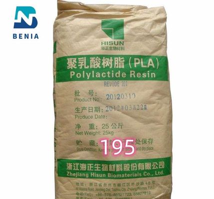 Hisun PLA 樹脂 REVODE 195 ポリ乳酸 生物ベースの PLA 粒
